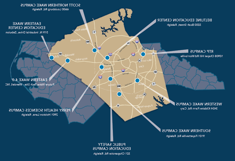 Wake Tech Campus Locations Map